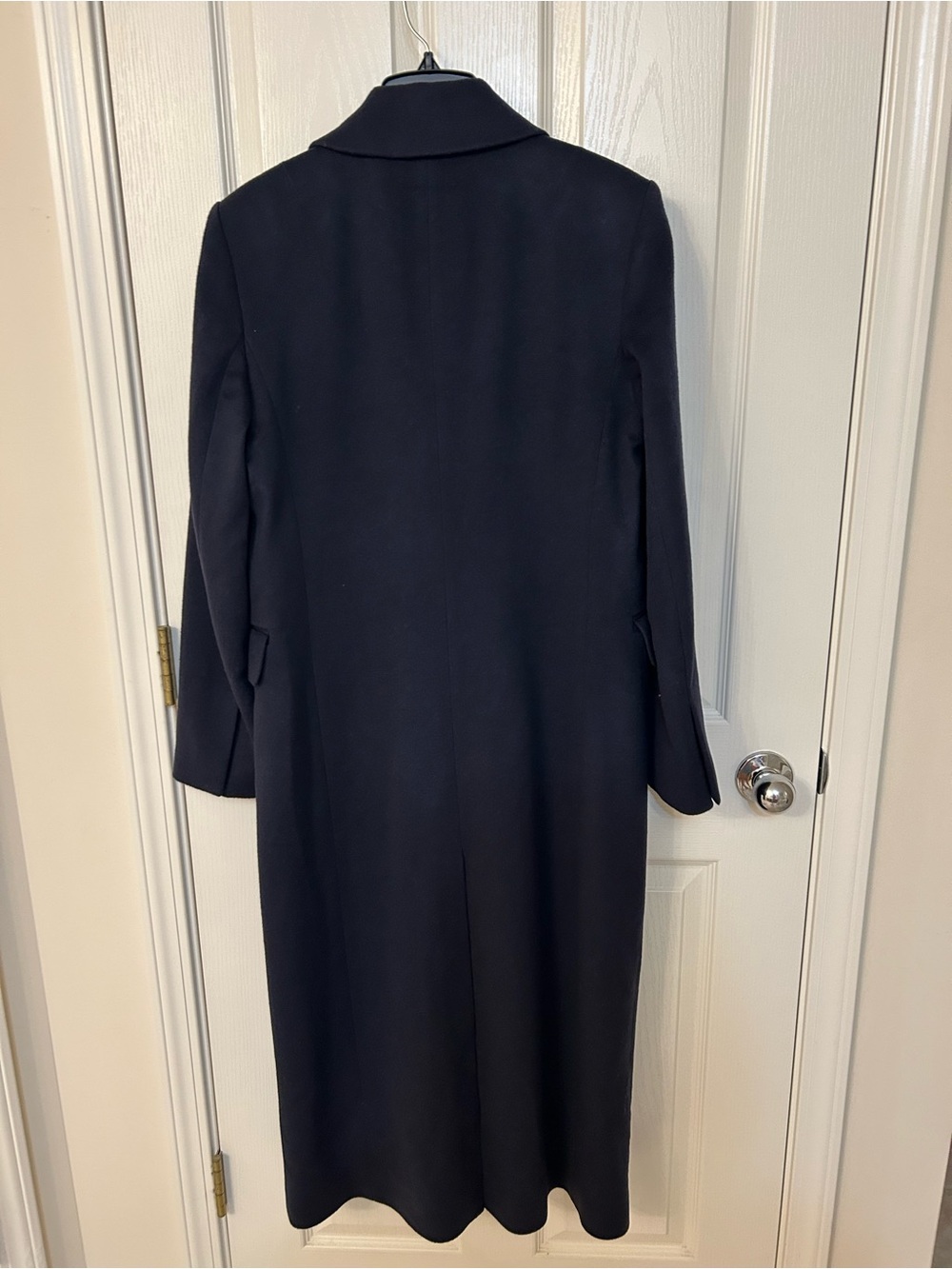 Boss Callafy Cashmere Coat in Dark Blue Size 4 - Picture 13 of 13